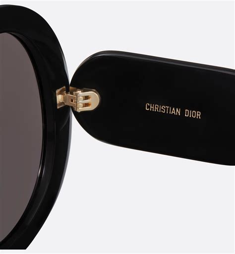 DiorBobby R1U Black Round Sunglasses 